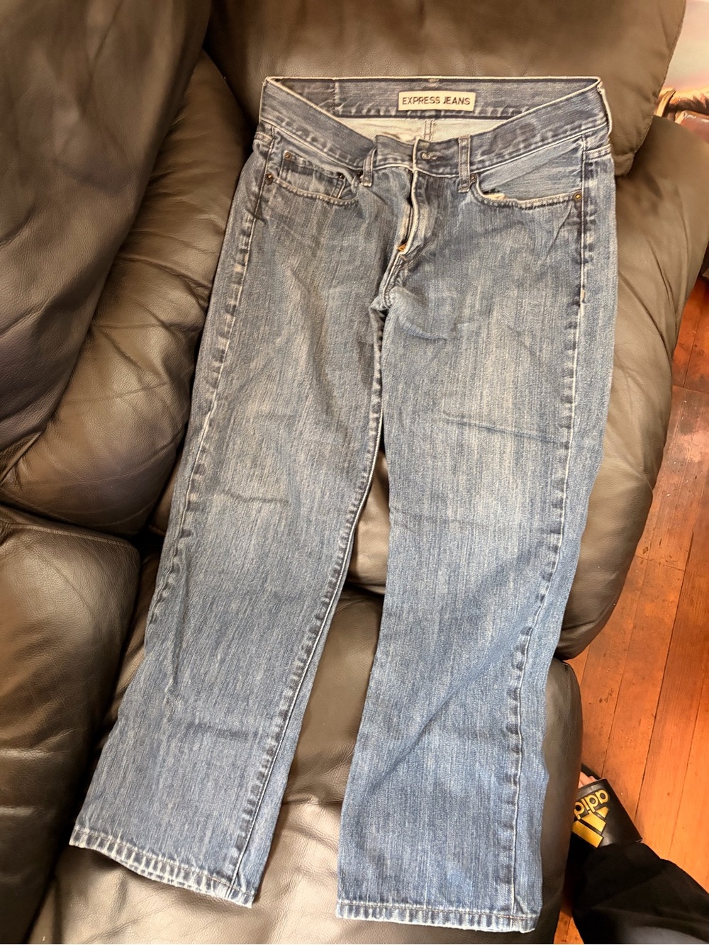 Express Women's Medium Blue Boot Cut Jeans